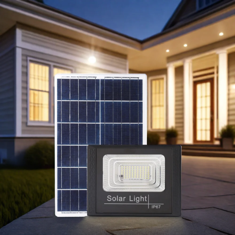 LED Solar Lamp Outdoor Courtyard Lighting Induction Street Light Waterproof Floodlight Ultra Brightness High-power