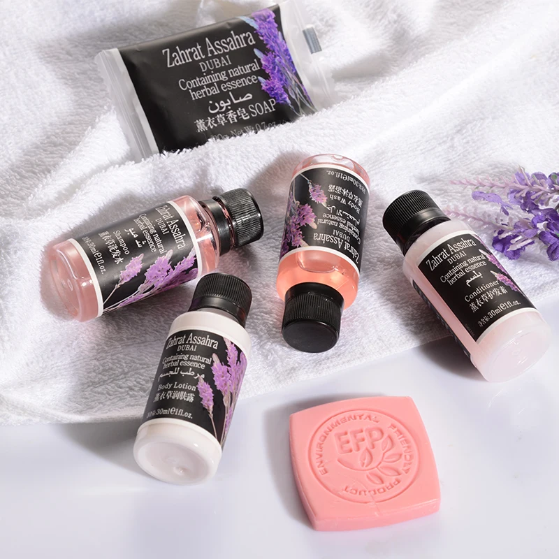 High Quality 5 Star Hotel Amenities Wholesale Private Label Shampoo Amenity Set For Hotel Supplies Bottle Packaging