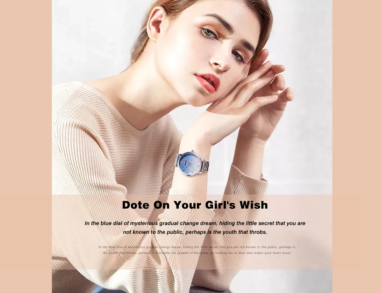 ANANKE Ladies Quartz Watch Fashion Luxury Colorful Gradient Color Starry Dial Stainless Steel Mesh Band Women Watches