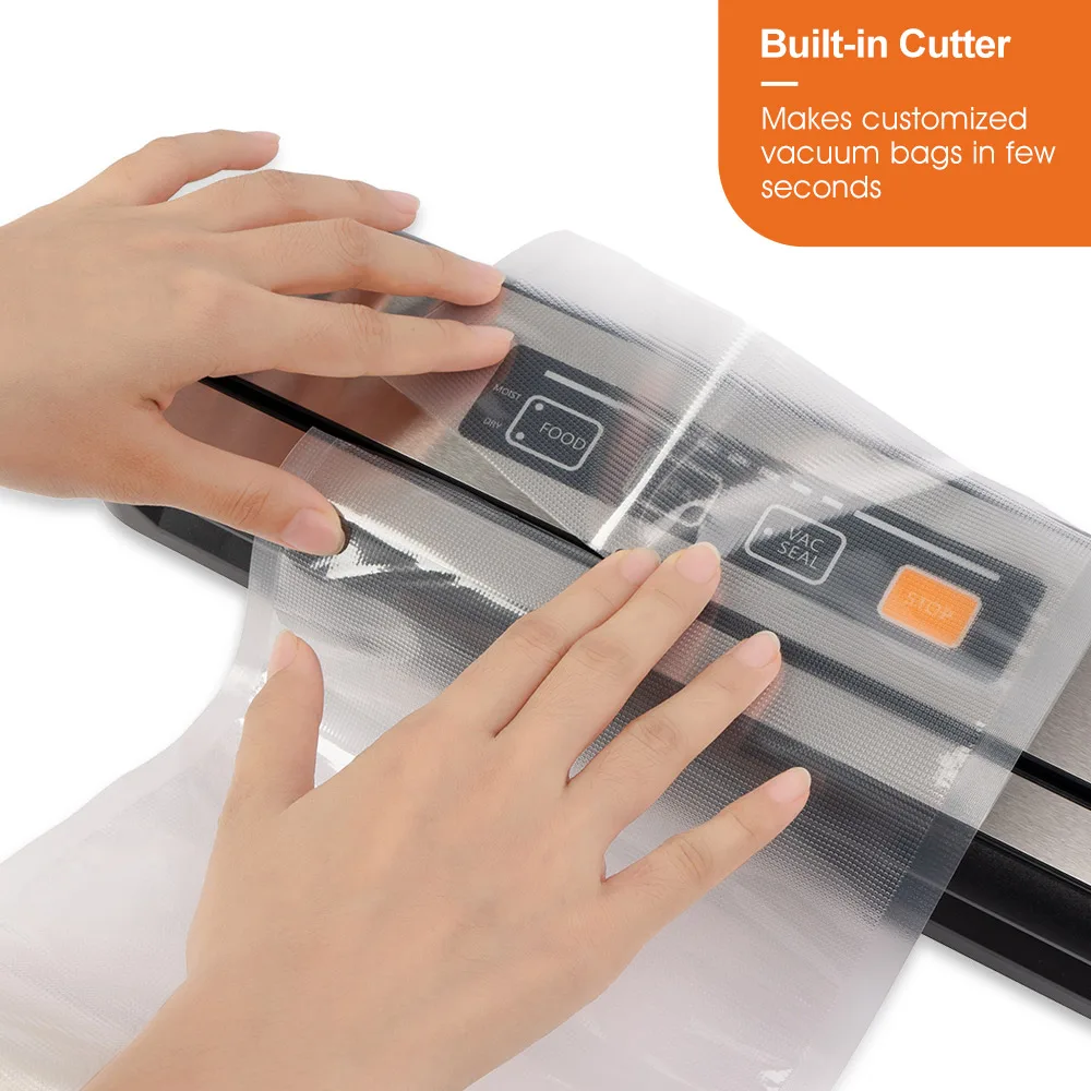 Durable Slim Electric Vacuum Food Sealer Top Ranking Household Supplies from China Manufacturer Plastic Material