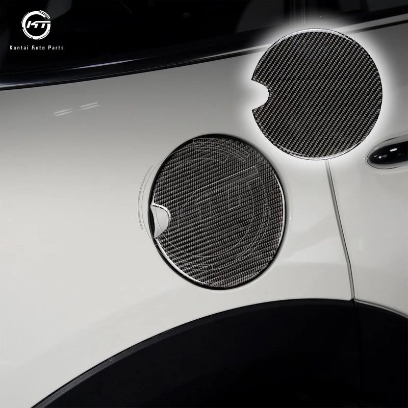 Real carbon fiber decoration fuel tank cap cover sticker for BMW Mini JCW Cooper Countryman Clubman R60