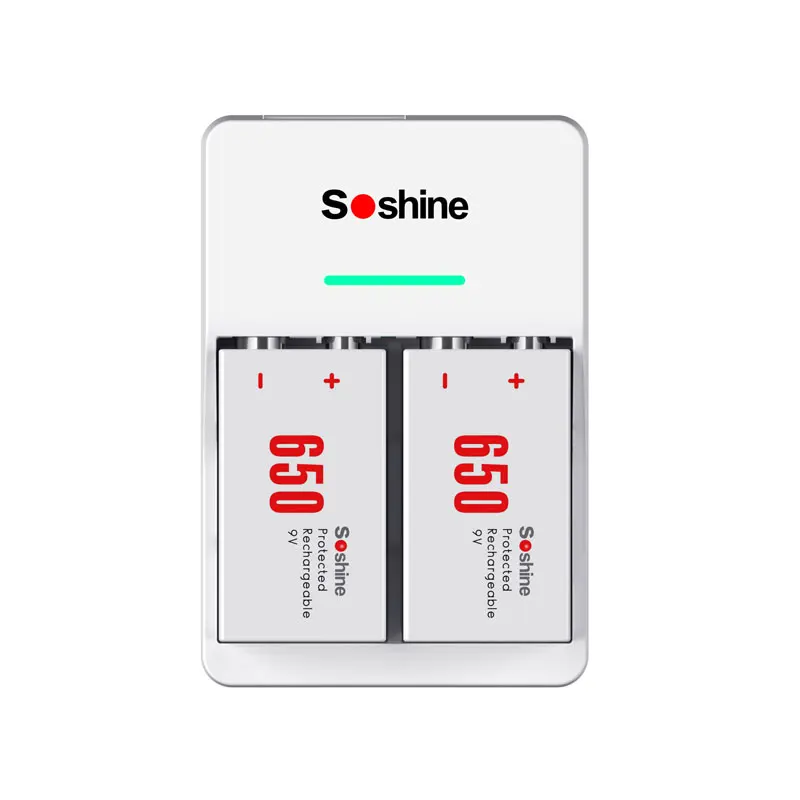  Soshine V1(Ni) 9V li-ion Ni-MH аккумуляторное зарядное