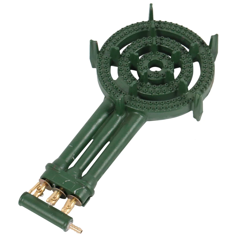 Three-pipe and Three-ring Gas Furnace Portable Outdoor Gas Stove Burner Cast iron material factory outlet