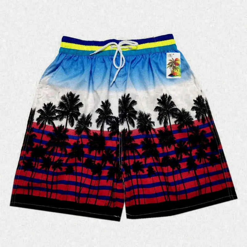 Прямые продажи товары для обработки 588 # (кокосовое дерево) брендовые цифровые летние мужские шорты из полиэстера отдыха