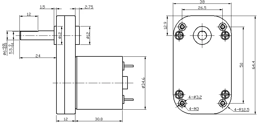  DM-65SS 3530 65 мм дунмин oem Электрический микро металлические цилиндрические коробки передач редуктора 6 в 12 В 24 постоянного тока постоянный ток мотор-редуктор 10000