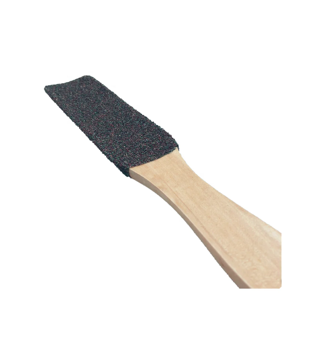 Quality Guaranteed Foot File Wood Chinese Cherry Wood Pumice Powder Modern Foot File With Logo