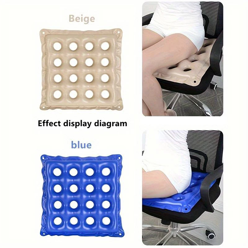 Wholesale custom Square breathable hollow seat cushion plastic seat cushion Office seat cushion