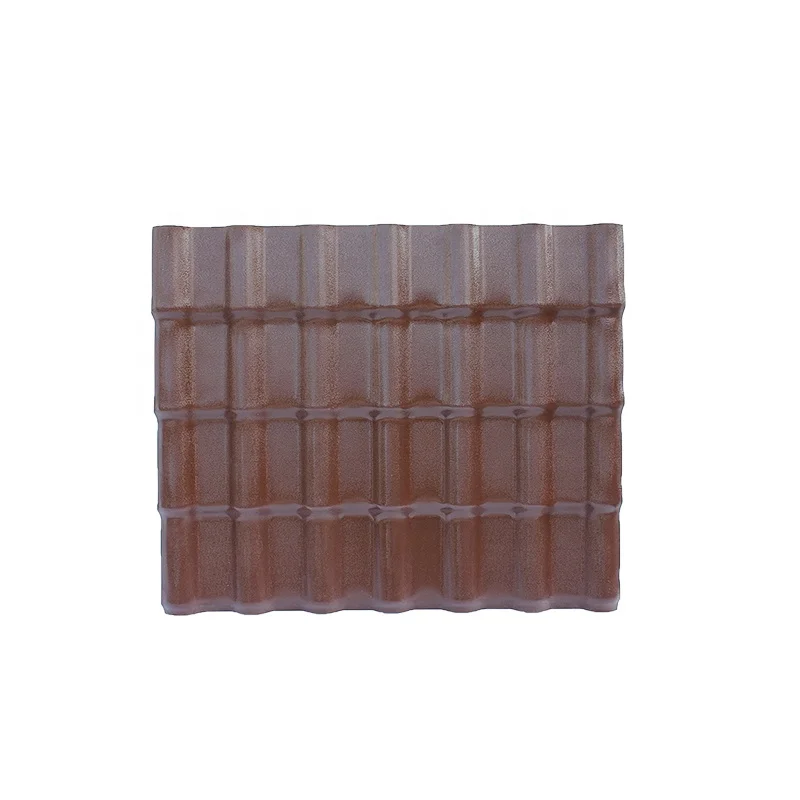 Pvc corrugated roofing guangdong building materials synthetic roof tile asa plastic roof tiles