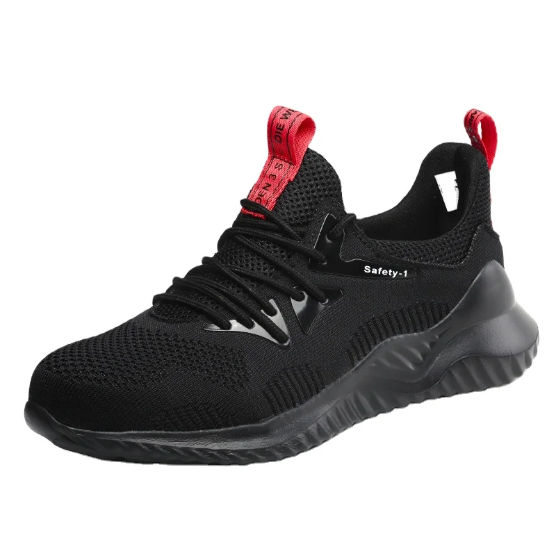 
Manlegu Air Mesh Steel Toe Work Shoes Breathable Working Shoes Man Safety Lightweight Puncture-Proof Safety Boots Dropshipping 