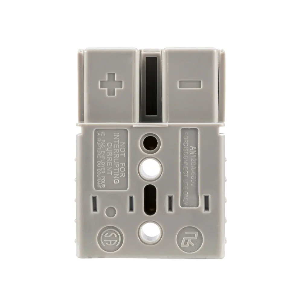 FIERYRED 6PCS 125A High Current Gray Anderson Powerpole Style Power Connector Plug