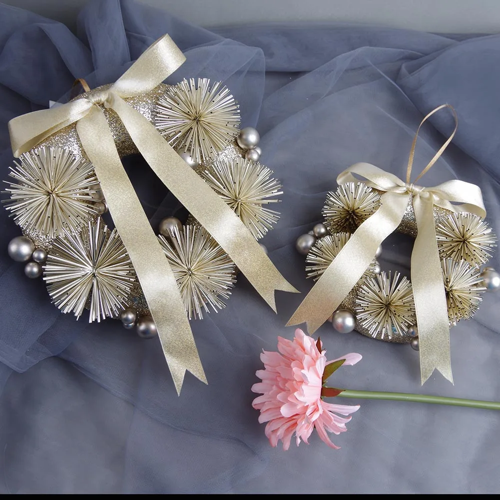New design christmas tree Wreath ornaments Glitter Garland Xmas Wreath