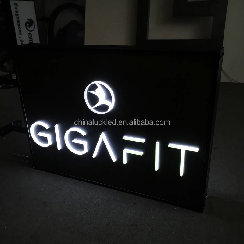 outdoor letter sign custom size light box advertising shop sign light box 3d Led Acrylic Light Box