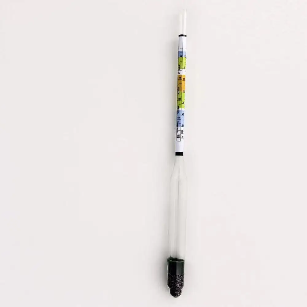 hot sell Triple Scale Hydrometer for Beer Wine Mead & Kombucha -Specific Gravity ABV alcohol Tester