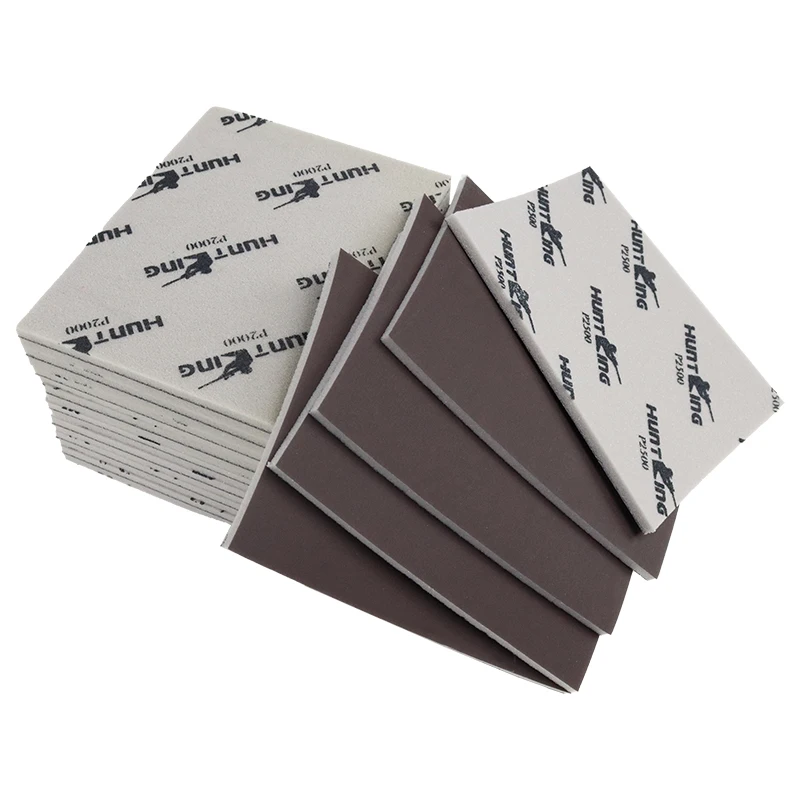 Polish Cleaning Sanding Sponge Foam backed sandpaper Drywall Rust Grinding Block Abrasive Aluminum Oxide Sanding Sponge