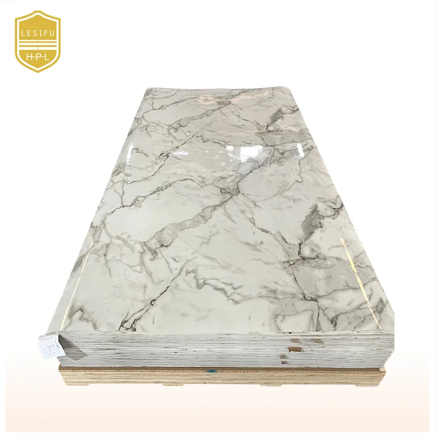 LESIFU 3009 Decor Sheet Lamin Wholesale High Pressure Laminate HPL Plate For Kitchen Island Table