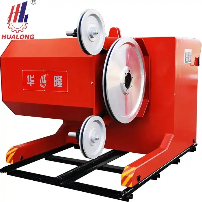 Hualong stone machinery rock concrete wire saw machine for stone cutting quarry cutter granite marble diamond block cutter