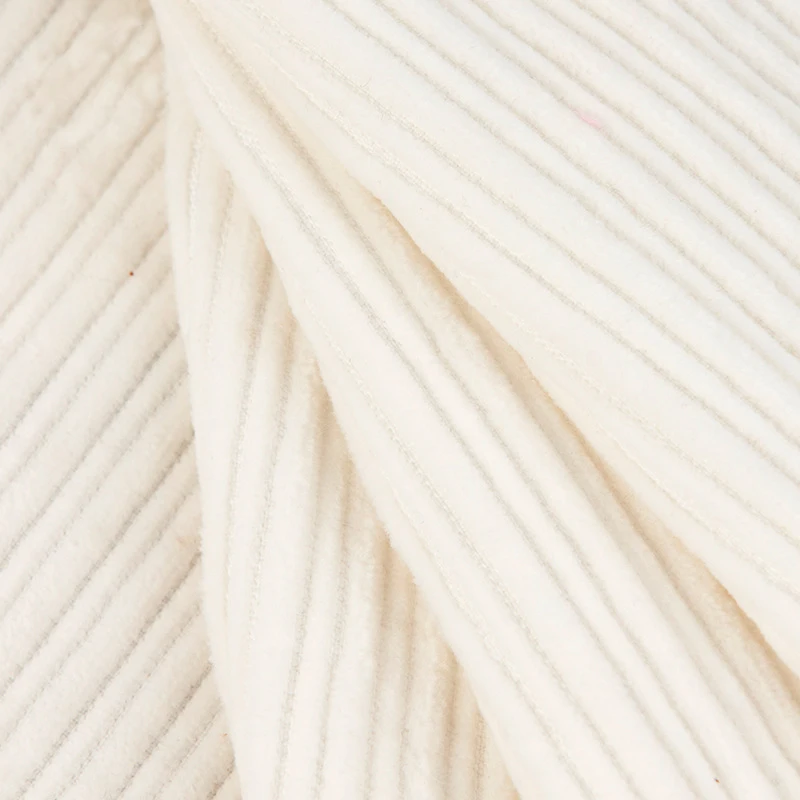 
Skin friendly and comfortable 8W large and small walecorduroy elastic fabric Home textile striped flannel 