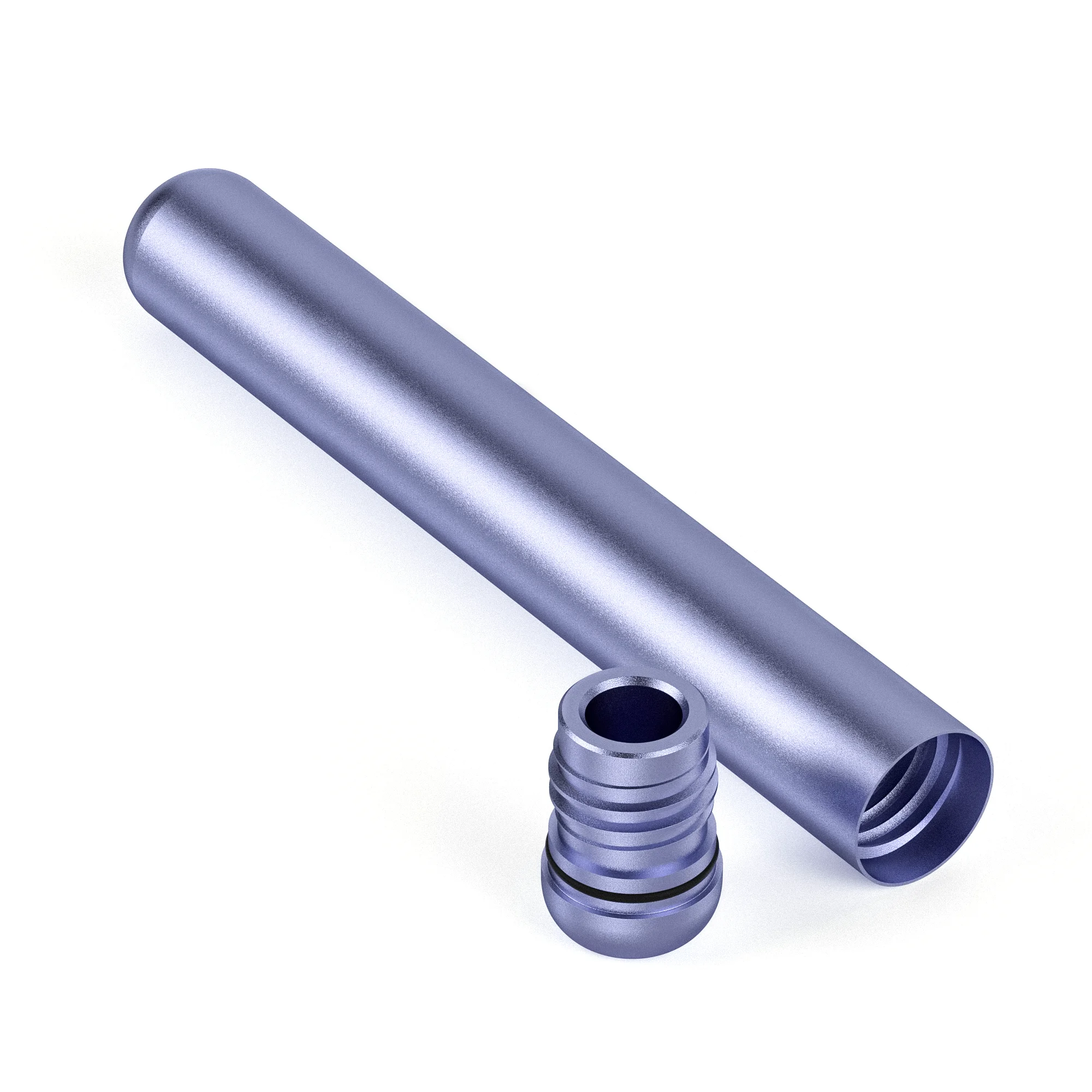 VAGRINDERS OEM Custom LogoMetal Tube Smoking Storage Holder Wholesale Aluminum Cigarette Case Cigar Bags Box Water Proof