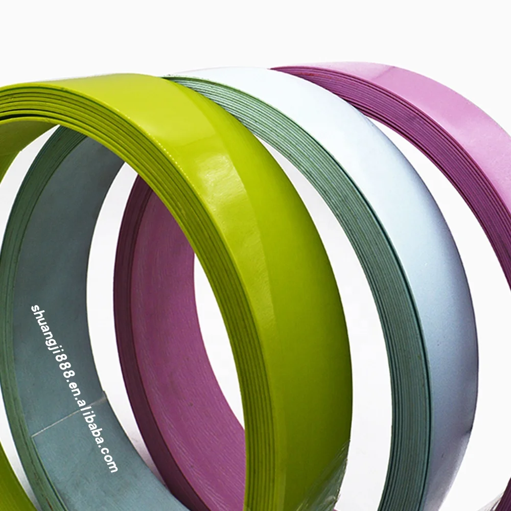 Shuangji low price ABS edge strips trim  PVC Edge Banding tape Accessories Rolls