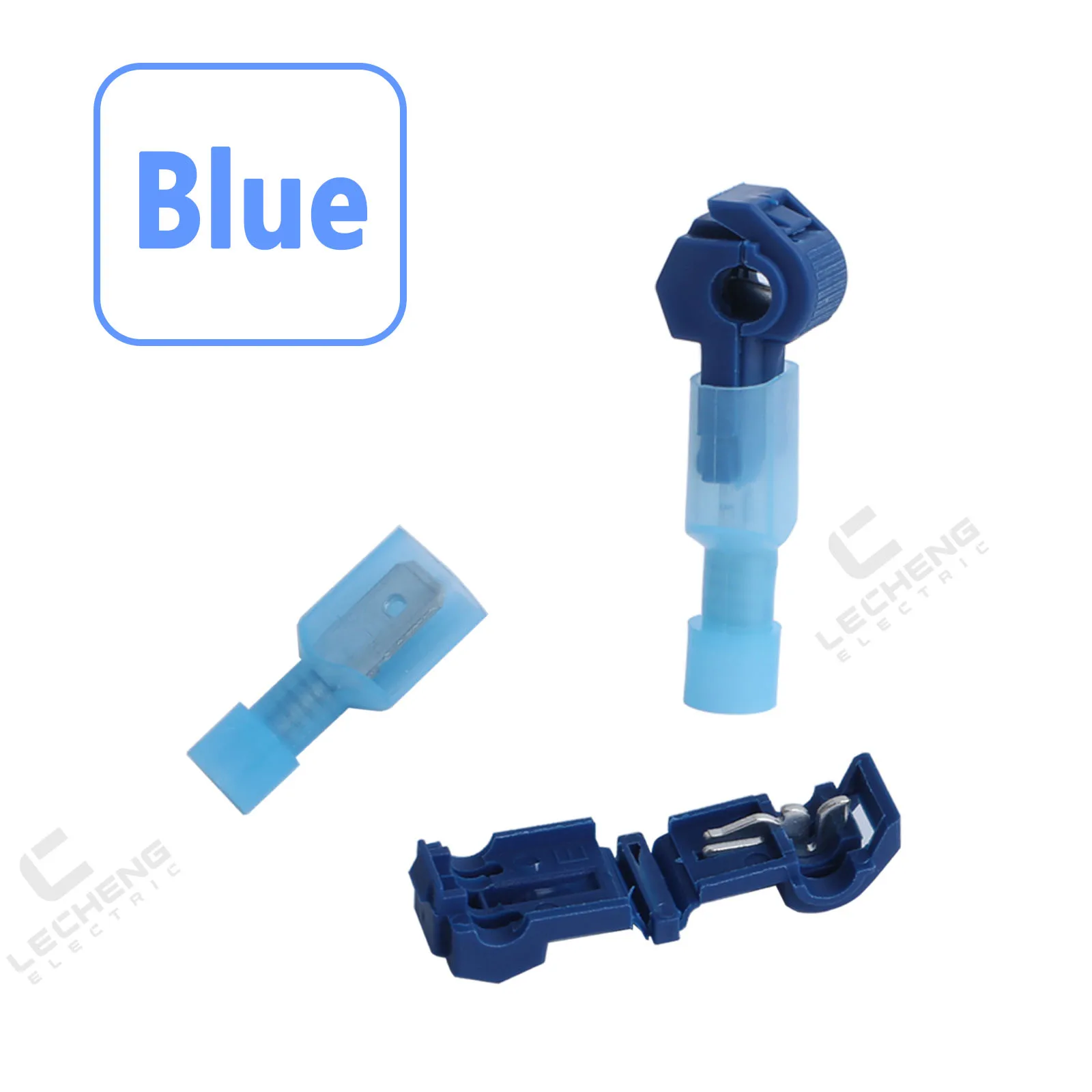 18-14AWG Blue T Tap Wire Connectors Quick Splice Wire Connectors