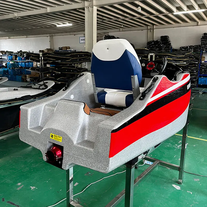 New Energy Adult Two-seater Water Entertainment Patrol Small Electric Motor Boat Kart Small Speed Boat 18KW