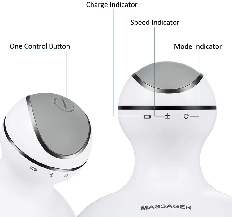 Hot Relieve Stress And Pain Cordless Headache Reduce Stress Electronic Head Massager