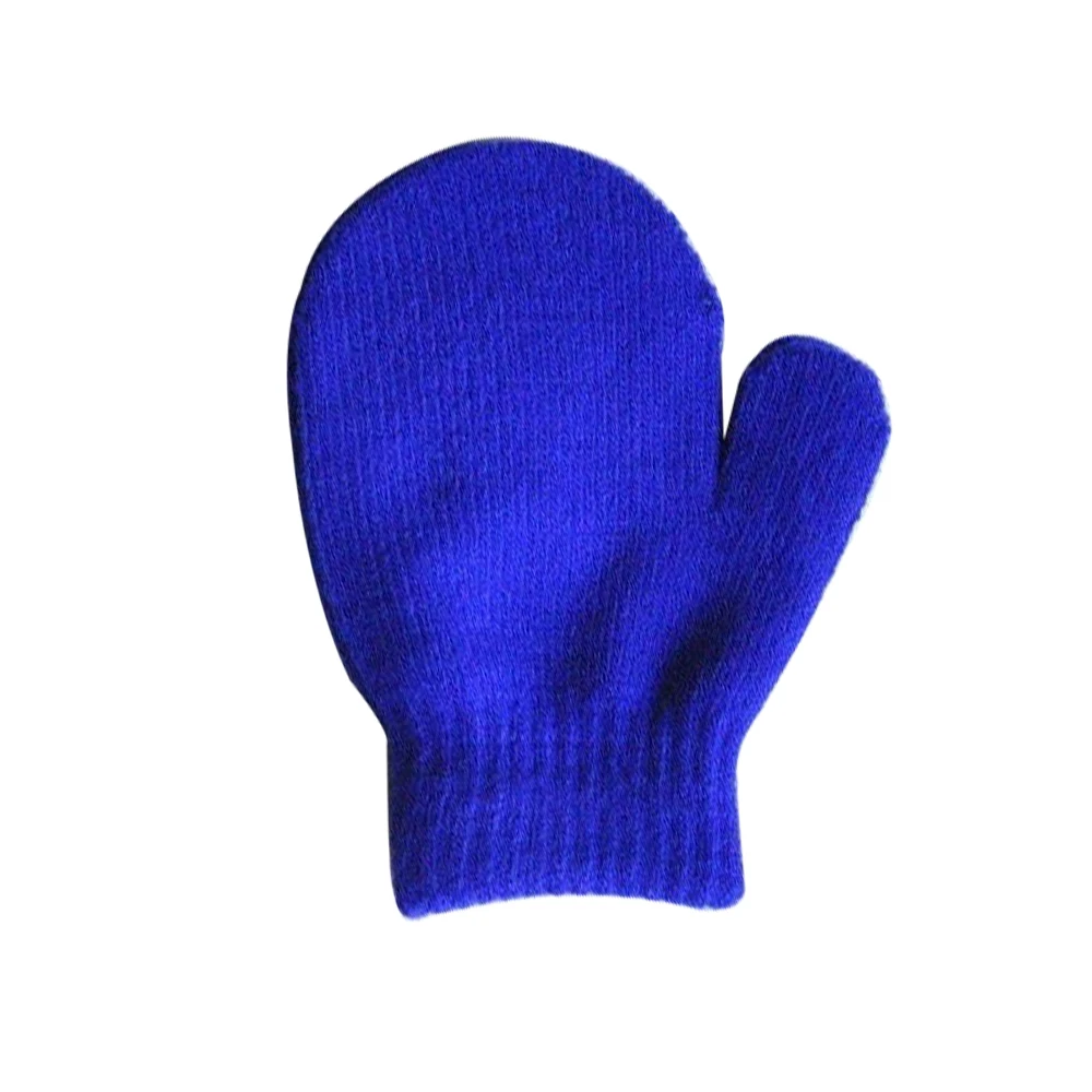 High Quality Winter Warm Children Acrylic Knitted Mittens Winter Gloves