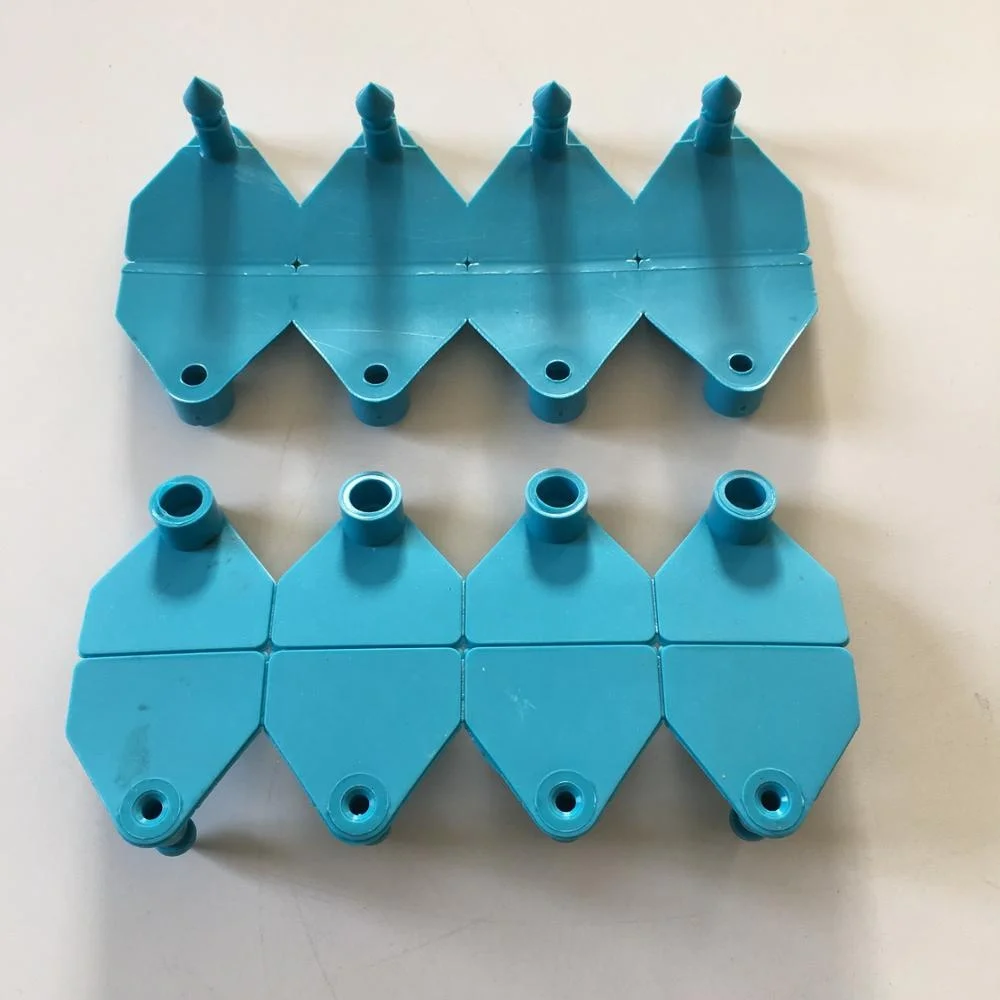 Желтые подключенные Ушные бирки для свиней, Ушные бирки для животных