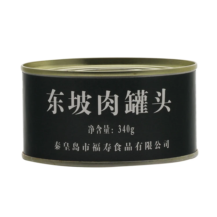 Chinese Food Big Manufacturer High Quality 340g Dongpo Meat Pork Canned