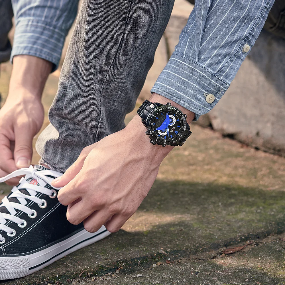 New Products Wholesale Fashion Digital Sports Watches 3ATM Water Resistant Japan Movement Stainless Steel Watch