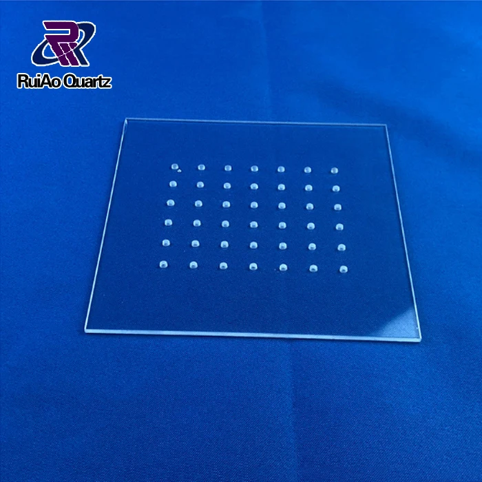 Clear quartz silica specific heat glass plate price