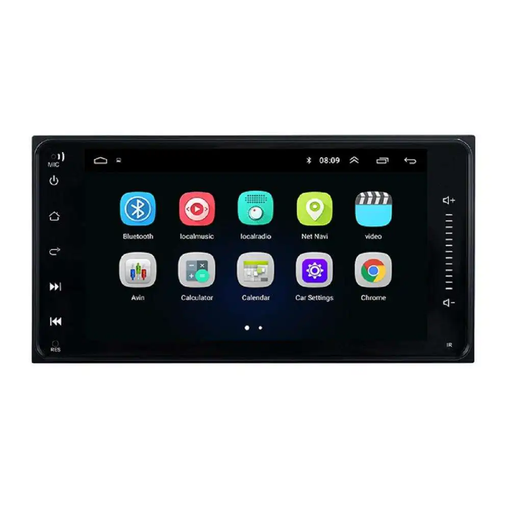 2 Din 7inch Car Radio Android Double Din Touch Screen Car Player Autoradio Audio Stereo Head Unit For Toyota RAV4 COROLLA