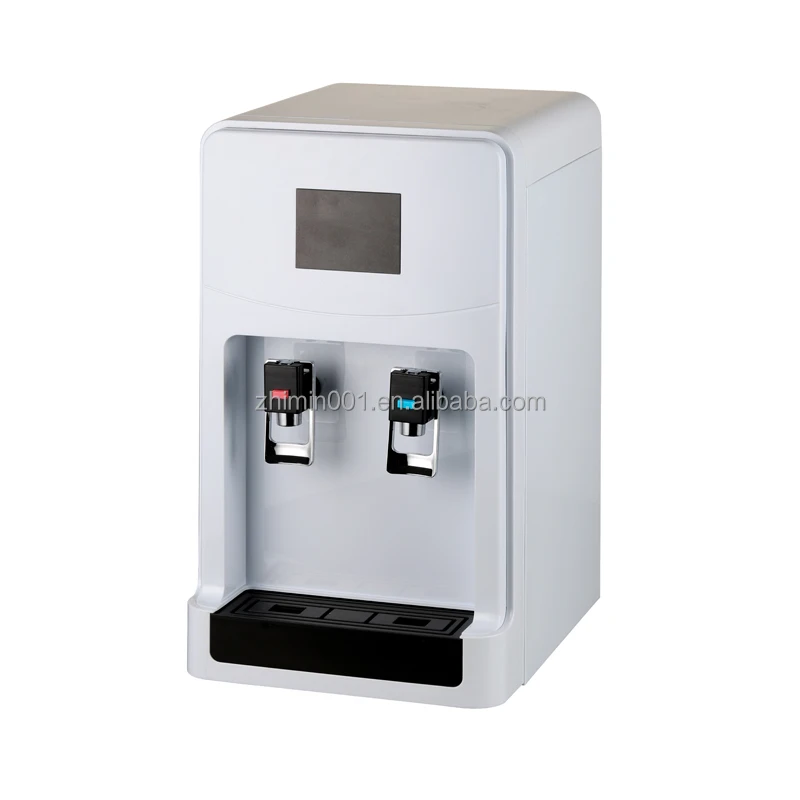 LCD display hot and cold filter water cooler YLRS-B43 desktop pipeline water dispenser