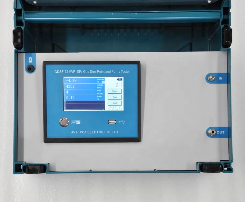 HVHIPOT SF6 Gas Purity and Dew Point Analyzer