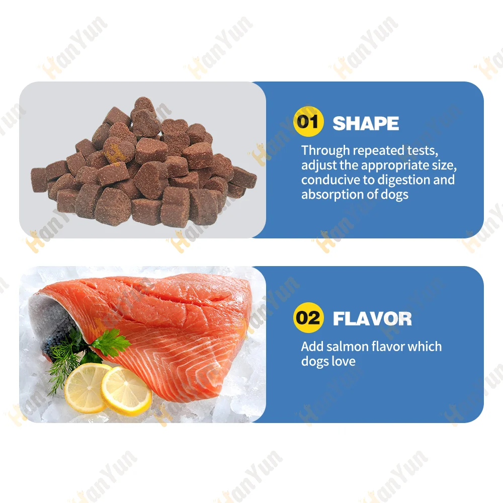 Hanyun Mushroom Supplement for Dogs & Cats Private Label Lions Mane Turkey Tail Mushrooms chews for Cognition and Immune Health