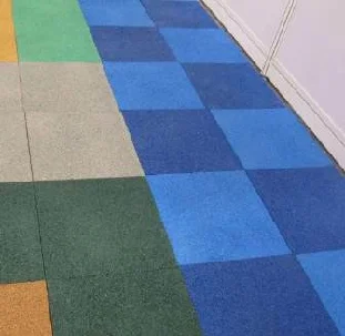 Hot Sale EPDM Rubber Flooring Granules Customizable Size SBR Sport Mat Tiles for Gym and Playground Rubber Tiles