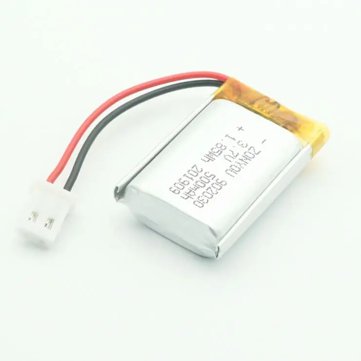 
Best Price Small Rechargeable Li Po Battery 3.7V 500mAh 902030 Lipo For Drone Camera 