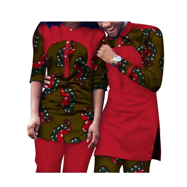 
WYQ106 African Vintage Women clothing Dashiki big size africa couples clothing set cute clothing  (60772589575)
