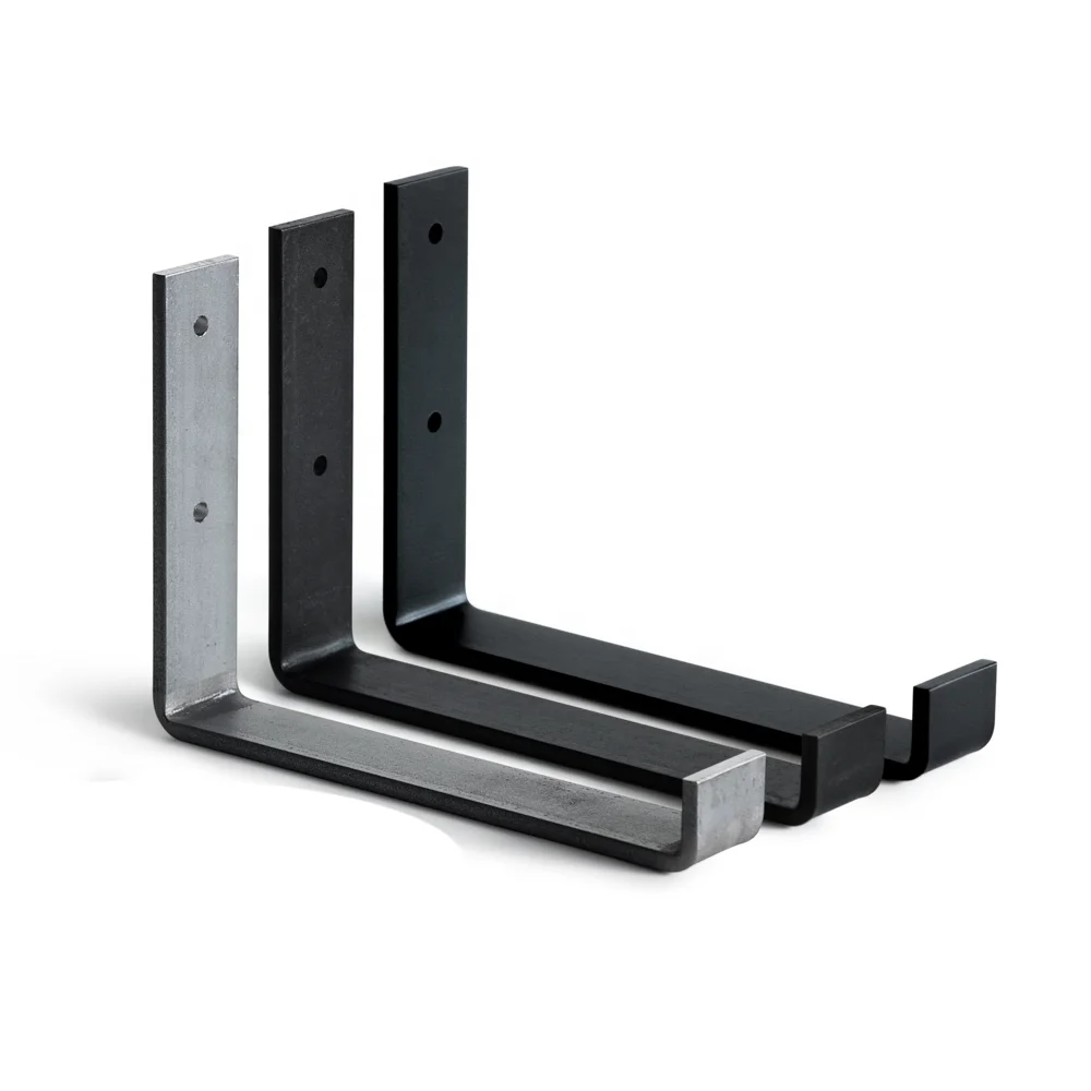 Metal Lip Bracket for DIY Floating L-Shelf brackets