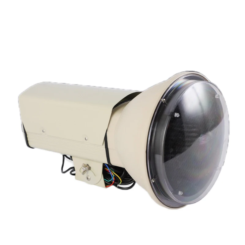 RGB LED Floodlight CCTV Camera with RGB Color Temperature Waterproof License Plate Recognition ANPR Reflector Scatterer