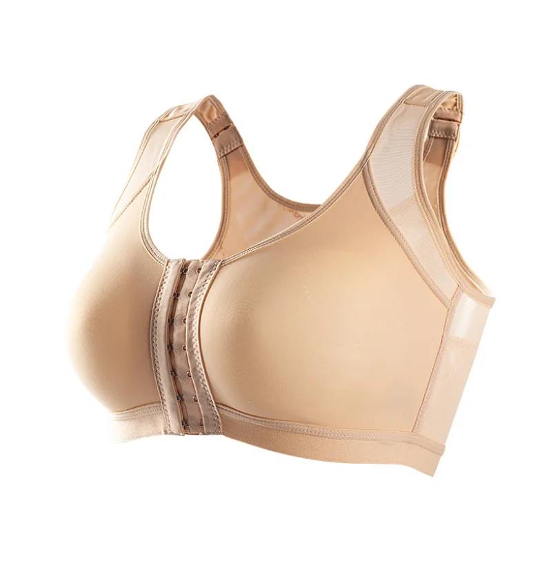 post surgery bra wire free front closure sports bra stylish full coverage push up bra for women