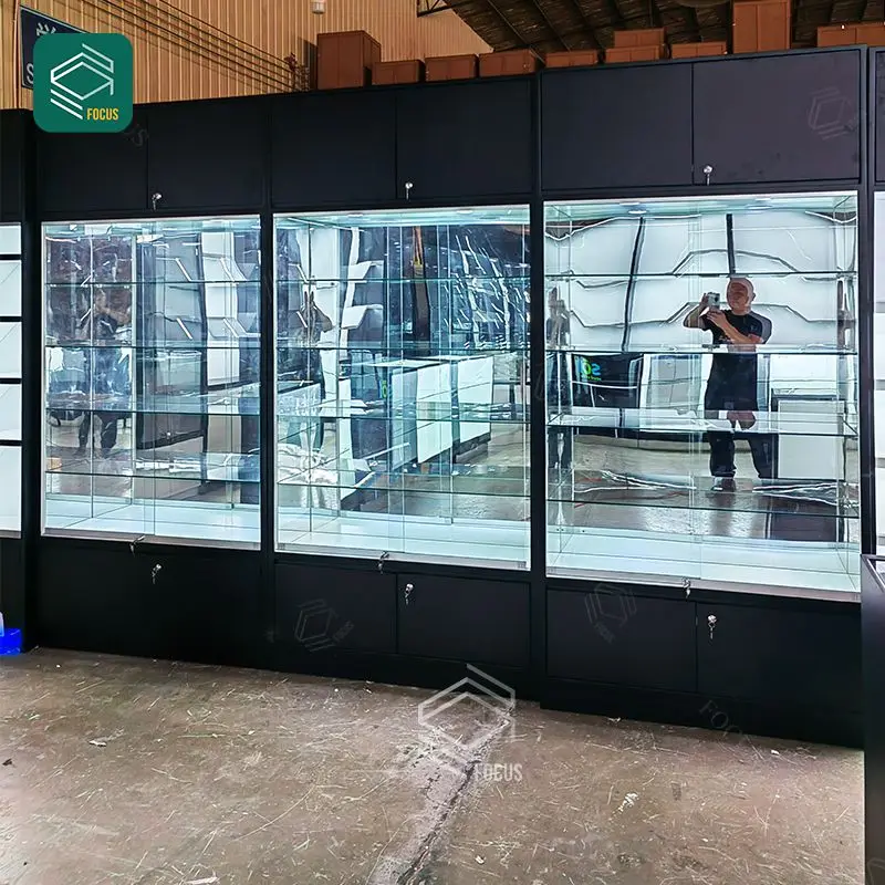 Shop Design Tobacco Display Tables Glass Shop Display Cabinets Cigar Display Case Show Cases For Smoke Shops