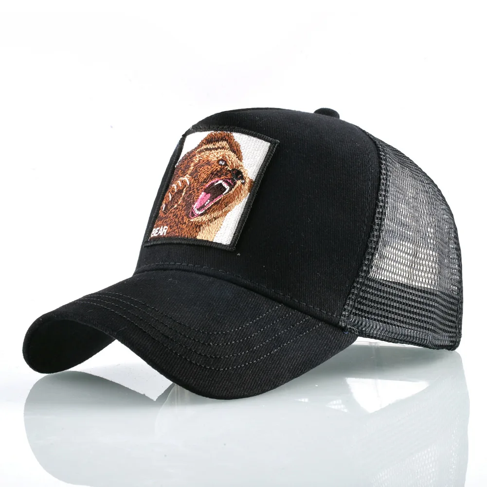 ELLEWIN Wholesale Custom Cotton 5 Panel Men Mesh Embroidery Patch Logo Curved Brim Cap Trucker Hat