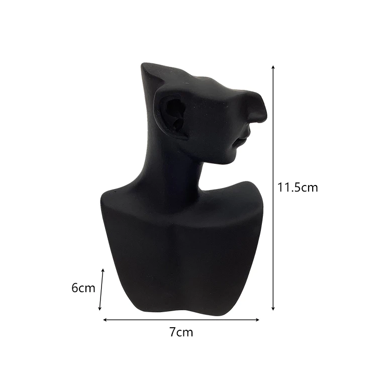 Wholesale Home Decor Earring Stand Display Resin Bust Body Mannequin Jewelry Display for Earrings Necklace Storage