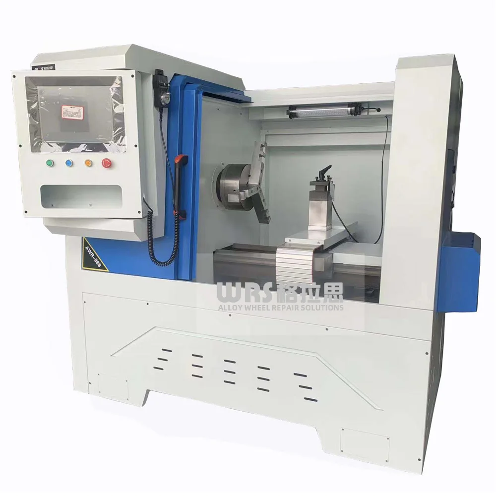 Car Alloy Wheel rim  cnc Lathe Diamond Cutting Machine Rim Refurbish CNC Wheel Repair Machine