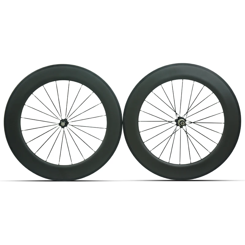 86mm 700c Carbon Fiber Cycling Clincher Carbon Wheels Road Bike Wheelset China