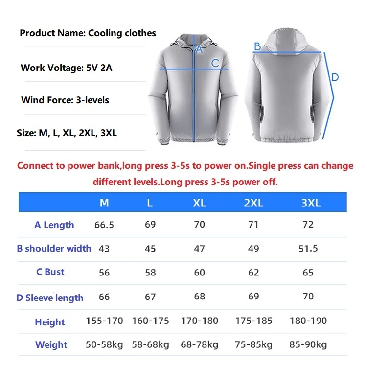 Men Women Summer Unisex Smart Fan Cooling Jacket Air Conditioned Clothes For Summer Outdoor Anti UV Waterproof Long Hoodie Coat