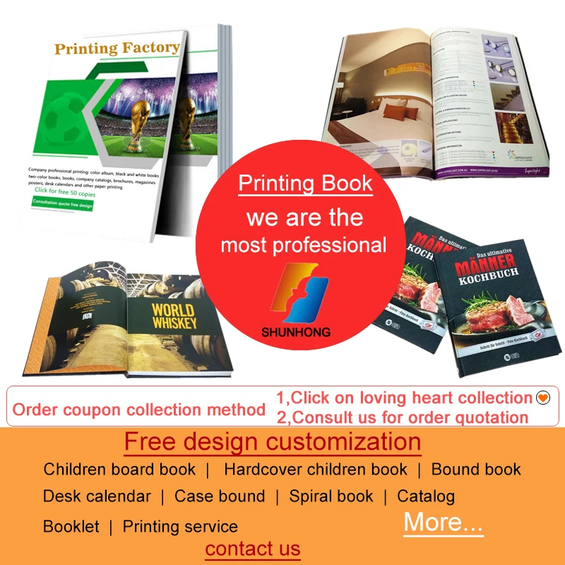 Printing factory design express brochure a5 flyer magazine catalogue