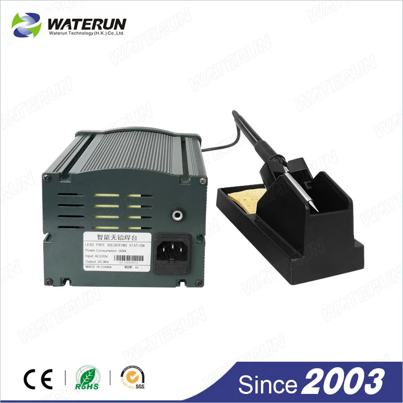 best Waterun-203H 90W high frequency current heating element smd soldering iron station quick soldering station