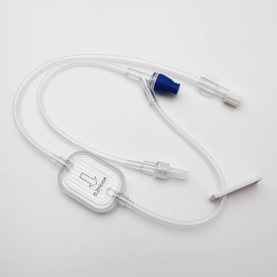 Medical Disposable Infusion IV Extension Set with 0.2 Micron Filter